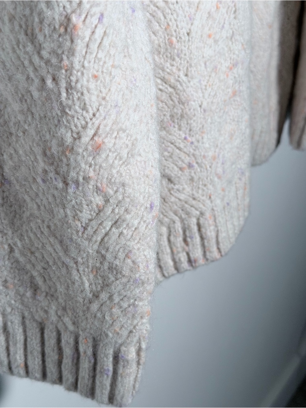 Joie Cream Cable Knit Turtleneck Sweater - Picture 5 of 7
